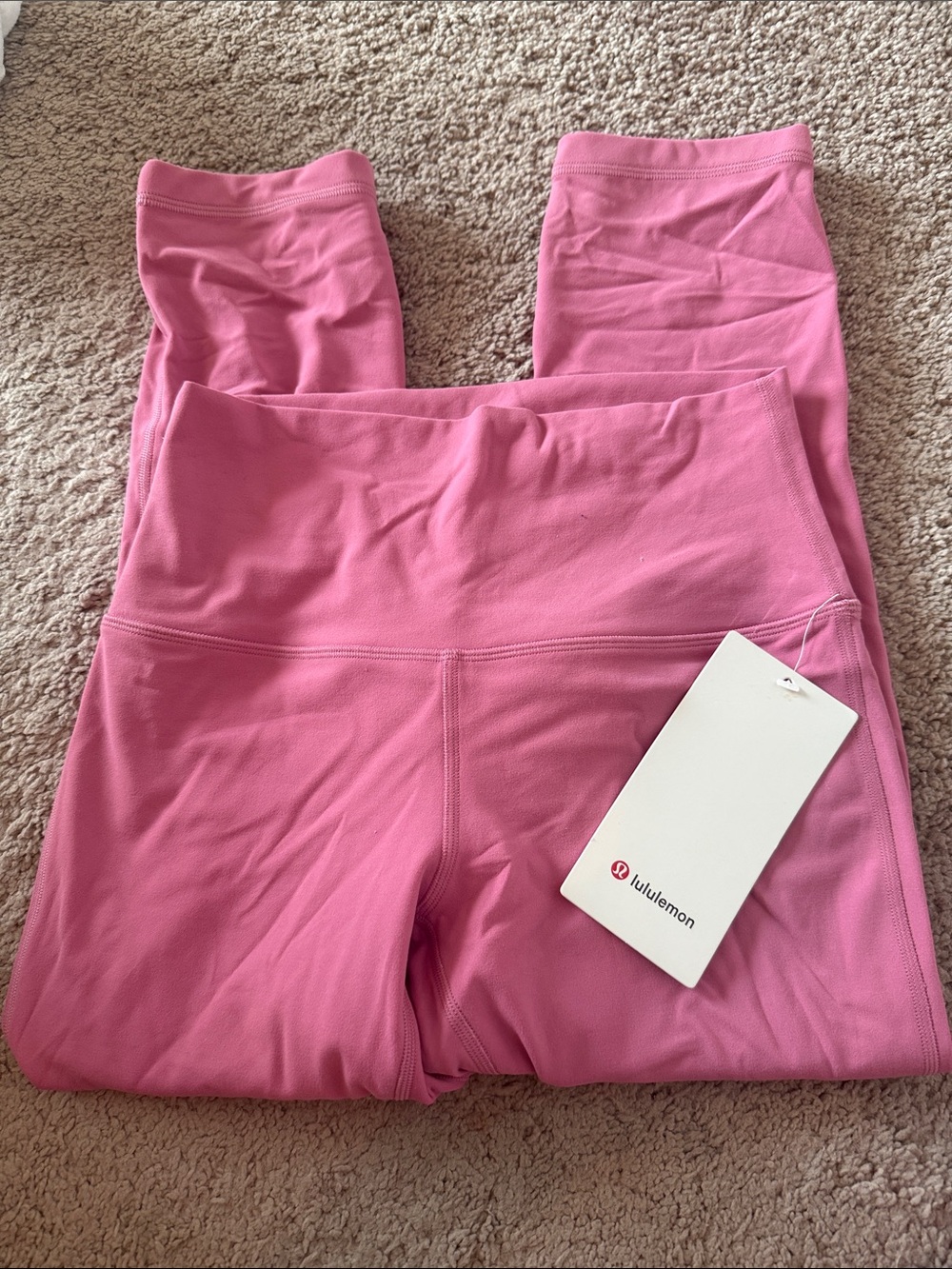 lululemon Athletica Pink High-Rise Leggings